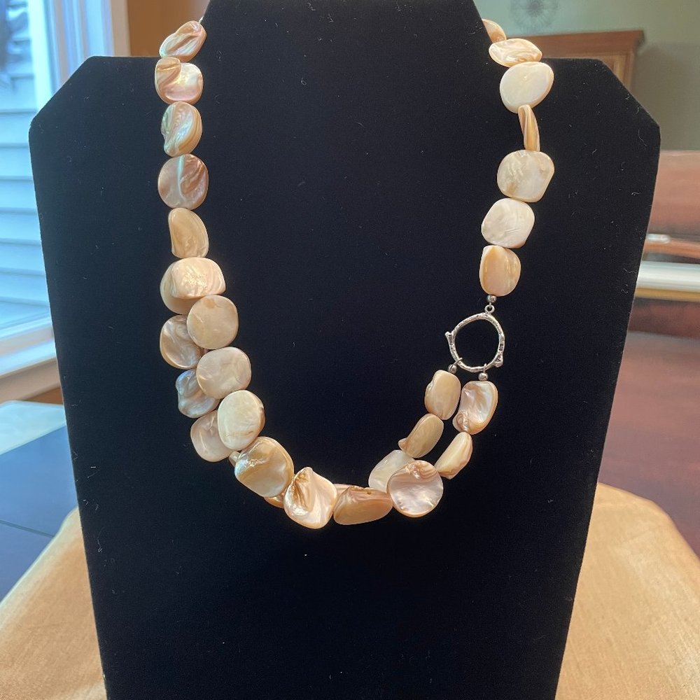 Silpada N1825 Mother of Pearl and Sterling Silver Necklace